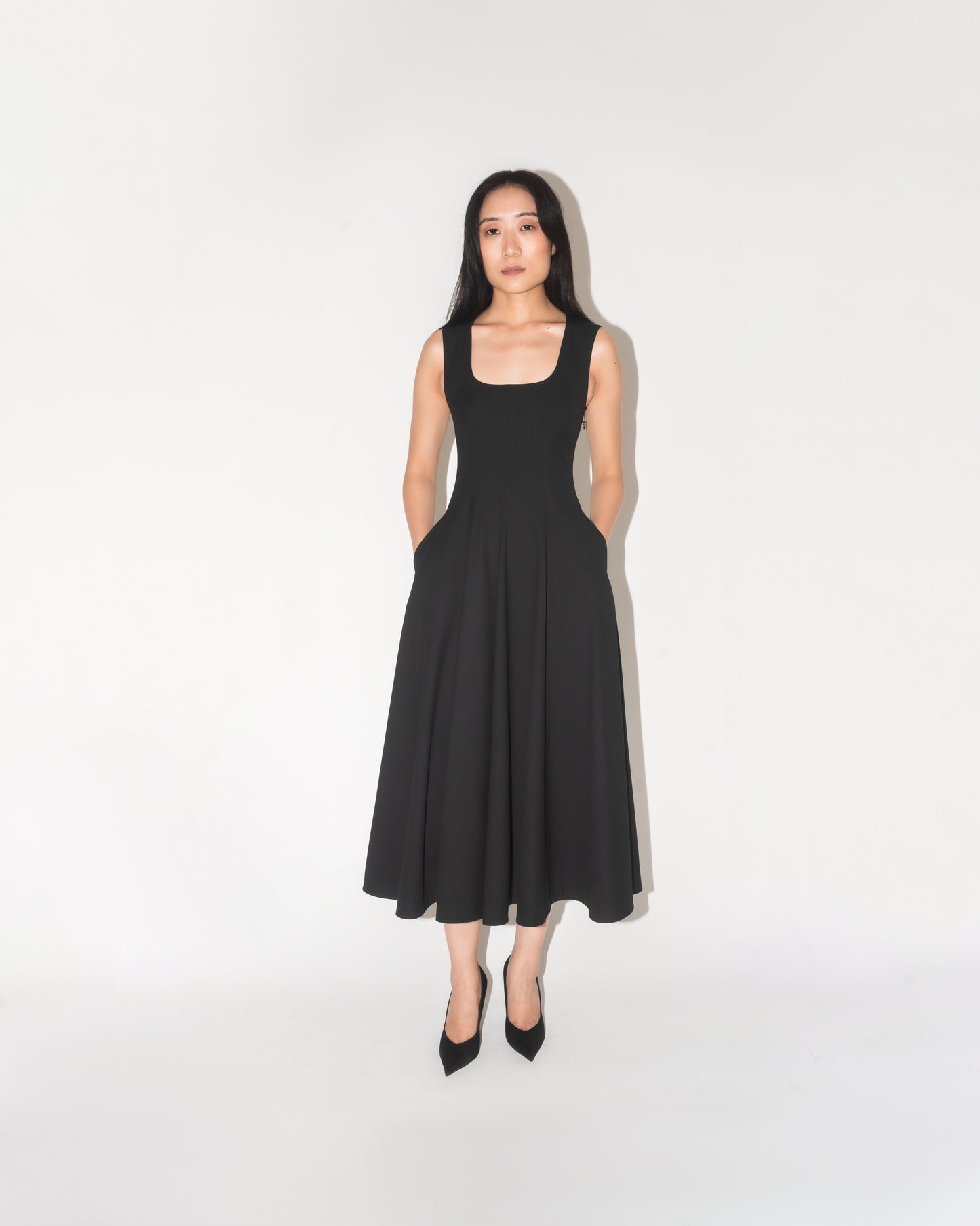 Scooped Panel Dress