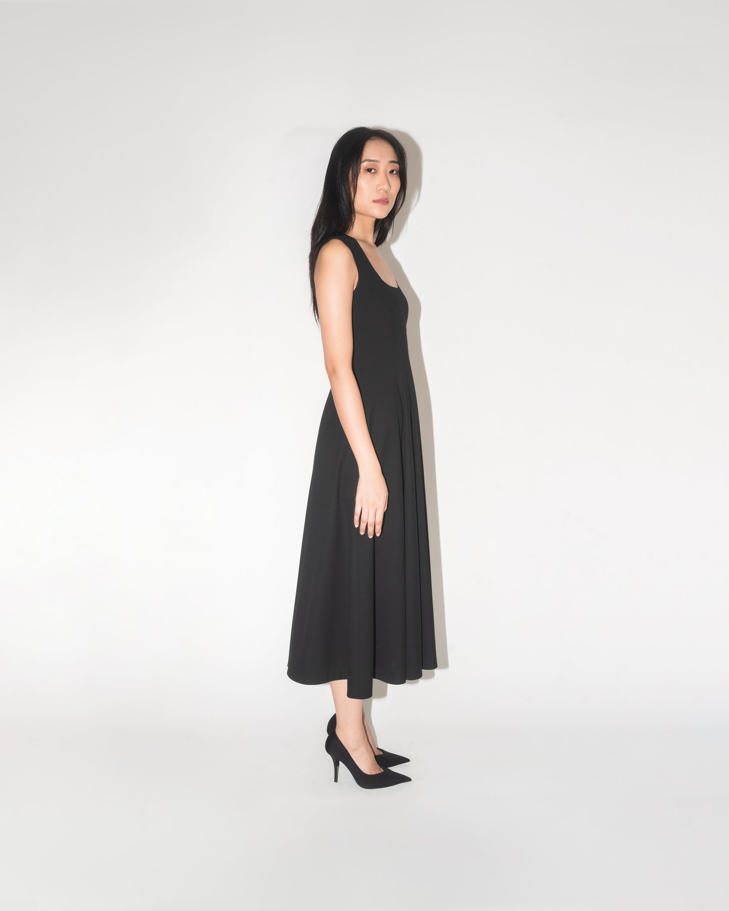 Scooped Panel Dress