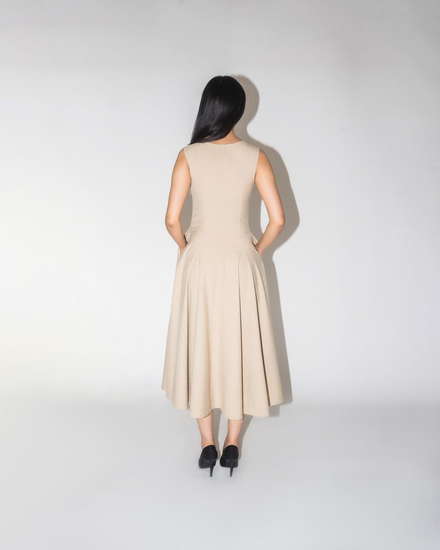 Scooped Panel Dress