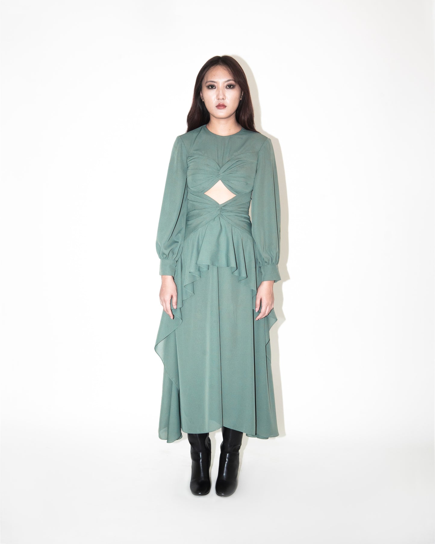 Iyana draped dress