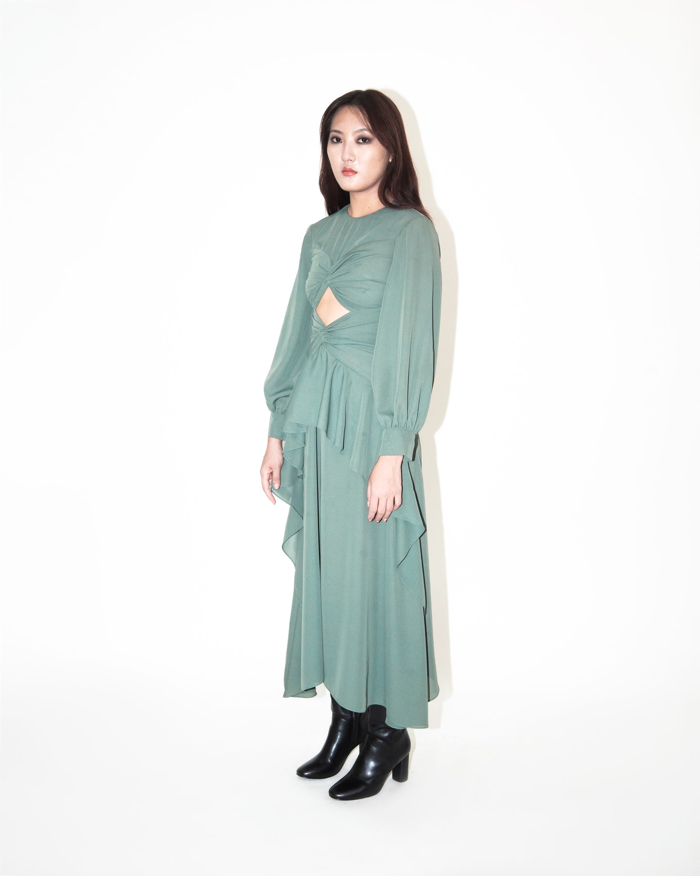 Iyana draped dress